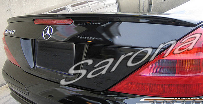 Custom Mercedes SL Trunk Wing  Convertible (2003 - 2012) - $279.00 (Manufacturer Sarona, Part #MB-047-TW)